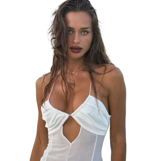 Damen Maxikleid mit verführerischen Cut-Outs von R&B