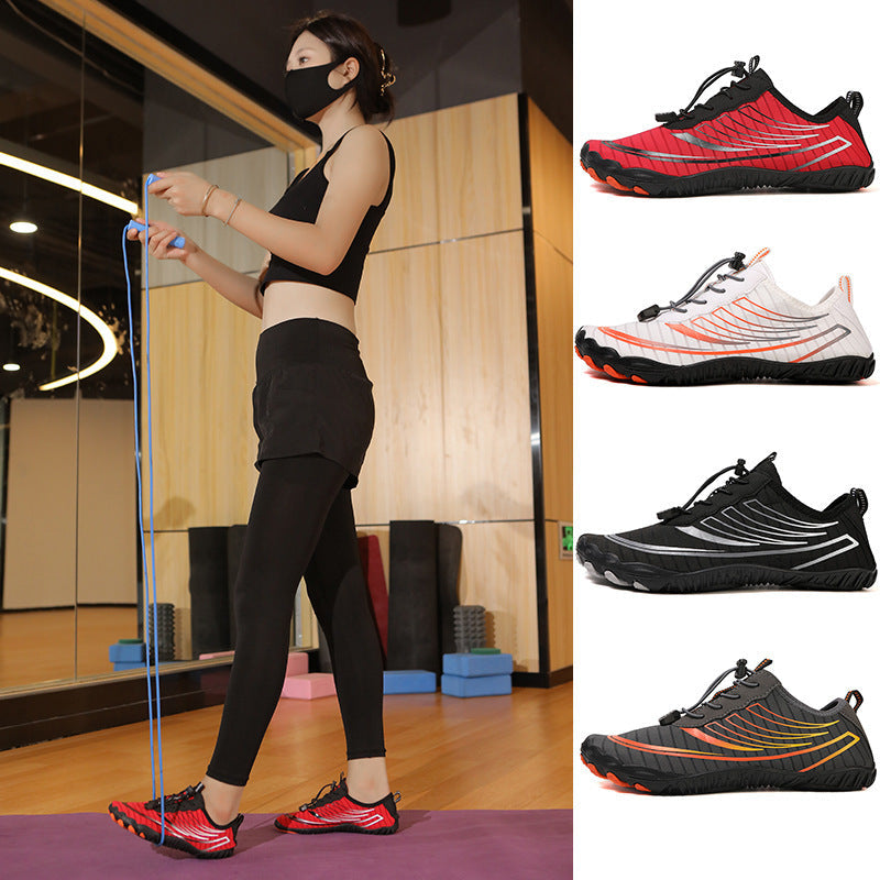 Damen Sportliche Wasserschuhe mit rutschfester Sohle und innovativem Schnellschnürsystem