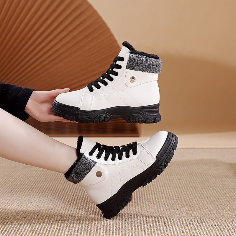 Damen Winterstiefel mit isolierendem Futter und rutschfester Sohle R&B