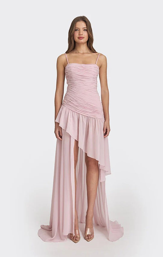 Damen Elegantes Kleid mit raffiniertem Rüschendesign R&B