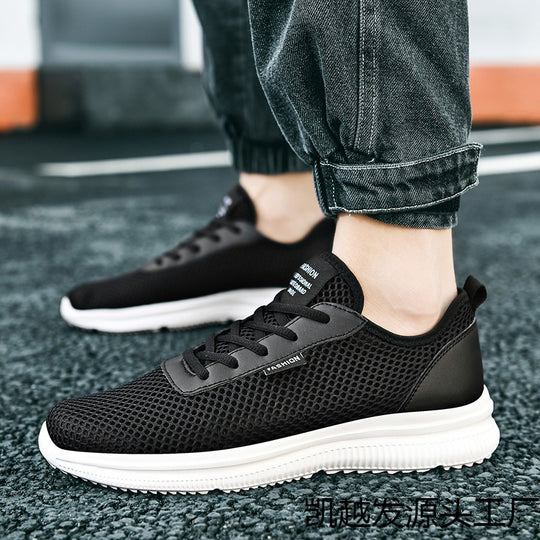 Damen Sportliche Mesh-Sneaker mit rutschfestem Sohlenprofil R&B