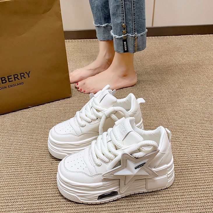Damen Trendige Chunky Sneakers mit auffälligem Stern-Design R&B