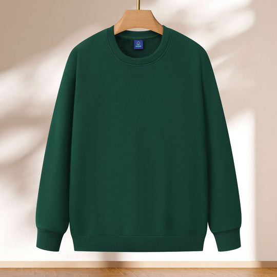 Damen lässiges Sweatshirt mit breiten Schultern und weichem Innenfutter R&B