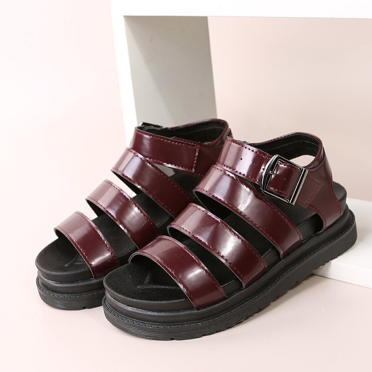 Damen Riemensandalen mit ergonomischem Fußbett und verstellbarem Schnallenverschluss R&B