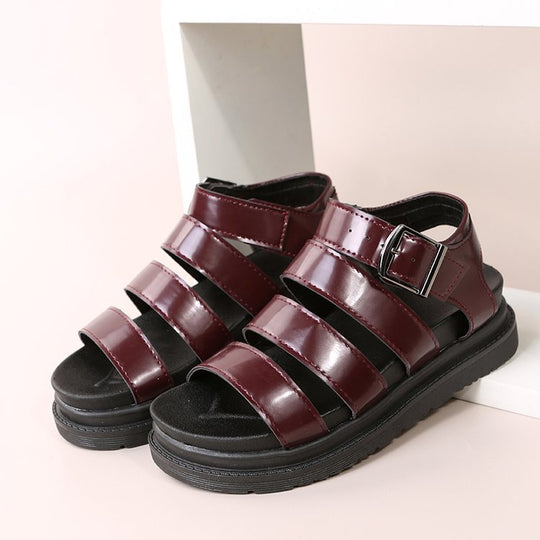 Damen Riemensandalen mit ergonomischem Fußbett und verstellbarem Schnallenverschluss R&B