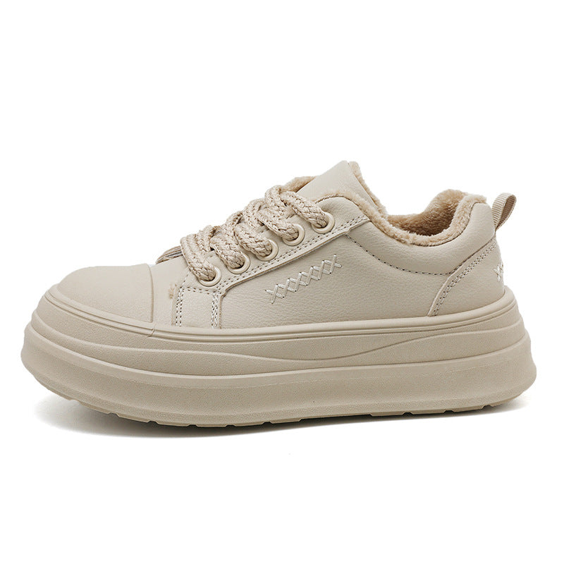 Damen modische Sneakers mit warmem Innenfutter und komfortabler Dämpfung R&B