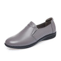Damen Slipper aus hochwertigem Leder mit elastischem Einstieg und rutschfester Sohle R&B