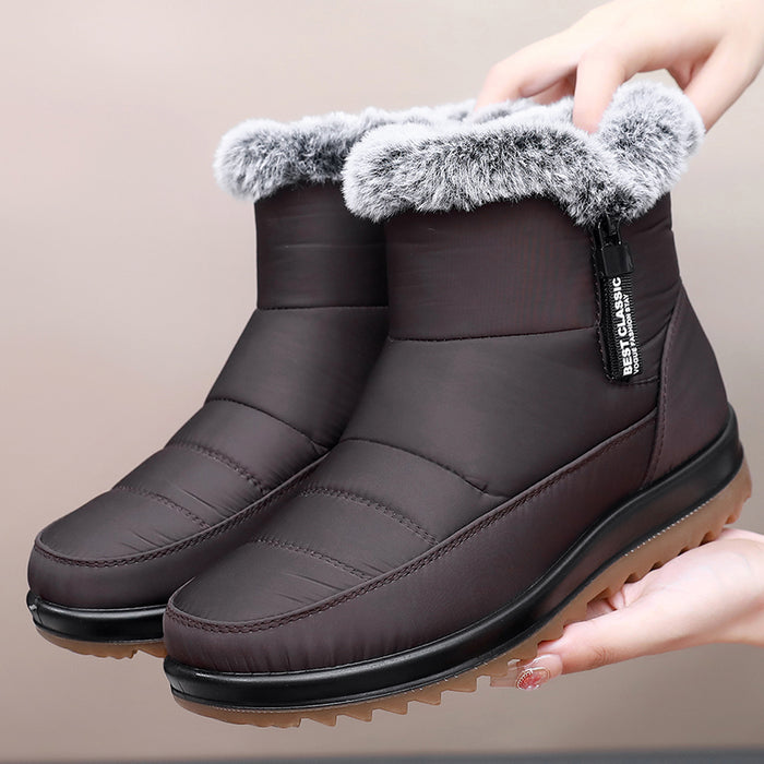 R&B | Damen Winter Wasserdichte Warme Baumwollstiefel