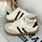 Damen Sportliche Sneakers mit weichem Obermaterial und atmungsaktiven Einsätzen R&B