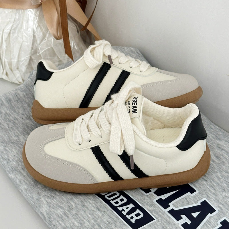 Damen Sportliche Sneakers mit weichem Obermaterial und atmungsaktiven Einsätzen R&B