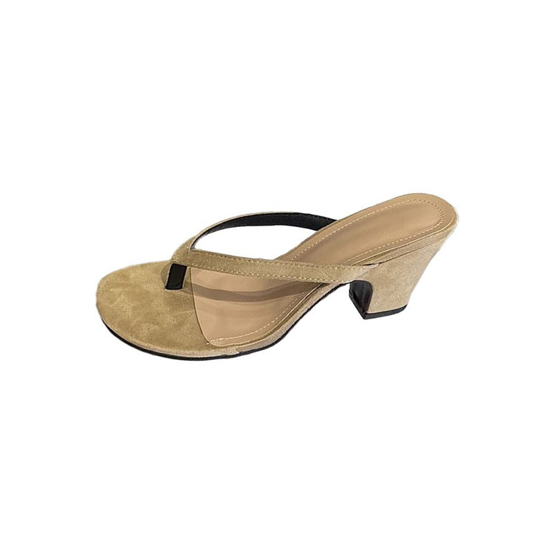 Damen elegante Zehentrenner Sandalen mit schickem Riemendesign R&B