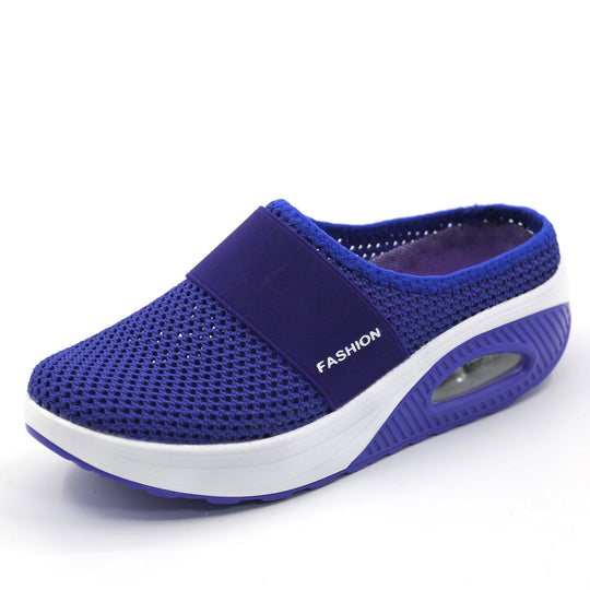 Damen Komfortable Clogs mit atmungsaktivem Mesh-Obermaterial und gepolsterter Sohle R&B