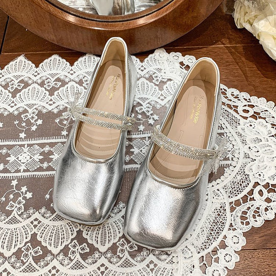 Damen Ballerina Schuhe mit dekorativen Schmuckdetails R&B