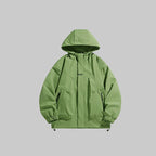 Herren multifunktionale Winterjacke mit isolierendem Fleecefutter und verstellbarer Kapuze R&B