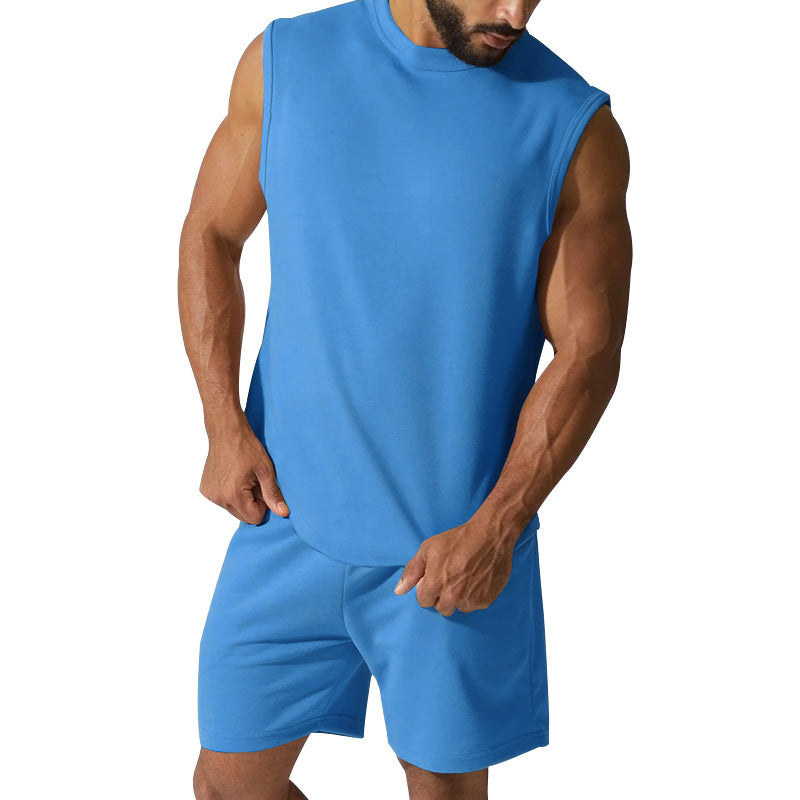 Herren sportliches Kurzarm-Set aus atmungsaktivem Material R&B
