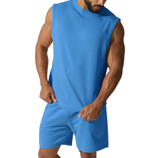 Herren sportliches Kurzarm-Set aus atmungsaktivem Material R&B