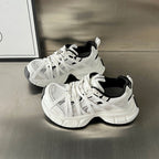 Damen Sportliche Sneakers mit innovativer Schnürung und atmungsaktiver Mesh-Oberfläche R&B