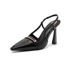 Damen elegante Slingback-Pumps mit schickem Schnallenverschluss R&B