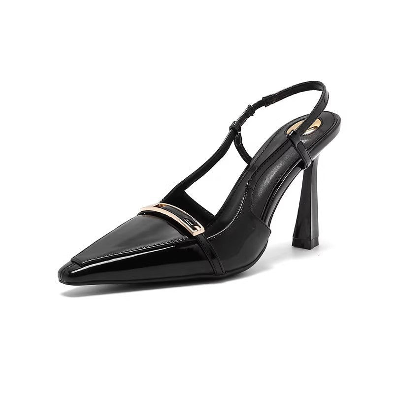 Damen elegante Slingback-Pumps mit schickem Schnallenverschluss R&B