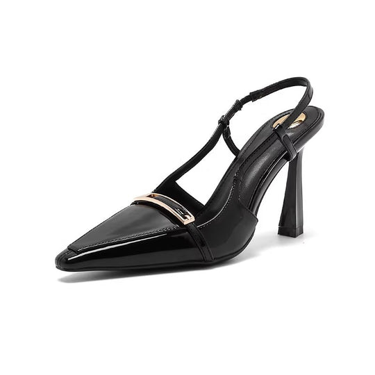 Damen elegante Slingback-Pumps mit schickem Schnallenverschluss R&B