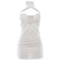Damen Mini Cocktailkleid mit elegantem Cross-Back Design R&B