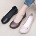 Damen Elegante Ballerinas mit zierlichem Schmuckdetail und hochwertiger Lederverarbeitung
