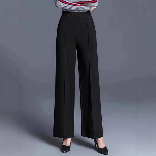Damen Elegante und lässige weit geschnittene Hose R&B