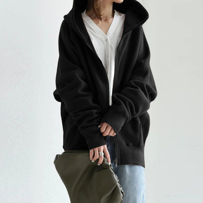 R&B | Stylische, Lässig Sitzende Jacke mit Reißverschluss