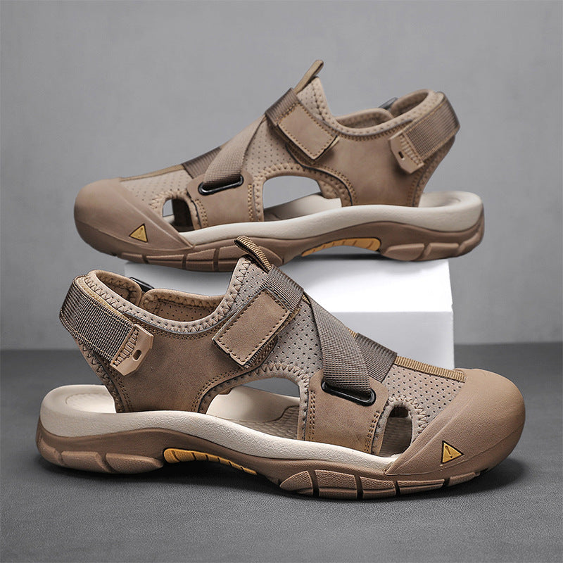 Damen Multifunktionale Outdoor-Sandalen mit verstellbaren Riemen und rutschfester Sohle R&B