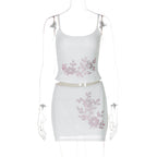 Damen Top und Rock Set R&B