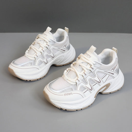 Damen Sportliche Sneakers mit atmungsaktivem Mesh-Obermaterial und dämpfender Laufsohle R&B