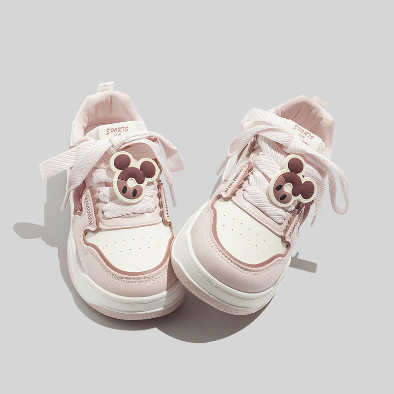 Damen Sneakers mit kreativem Schnürsystem und atmungsaktivem Mesh-Obermaterial