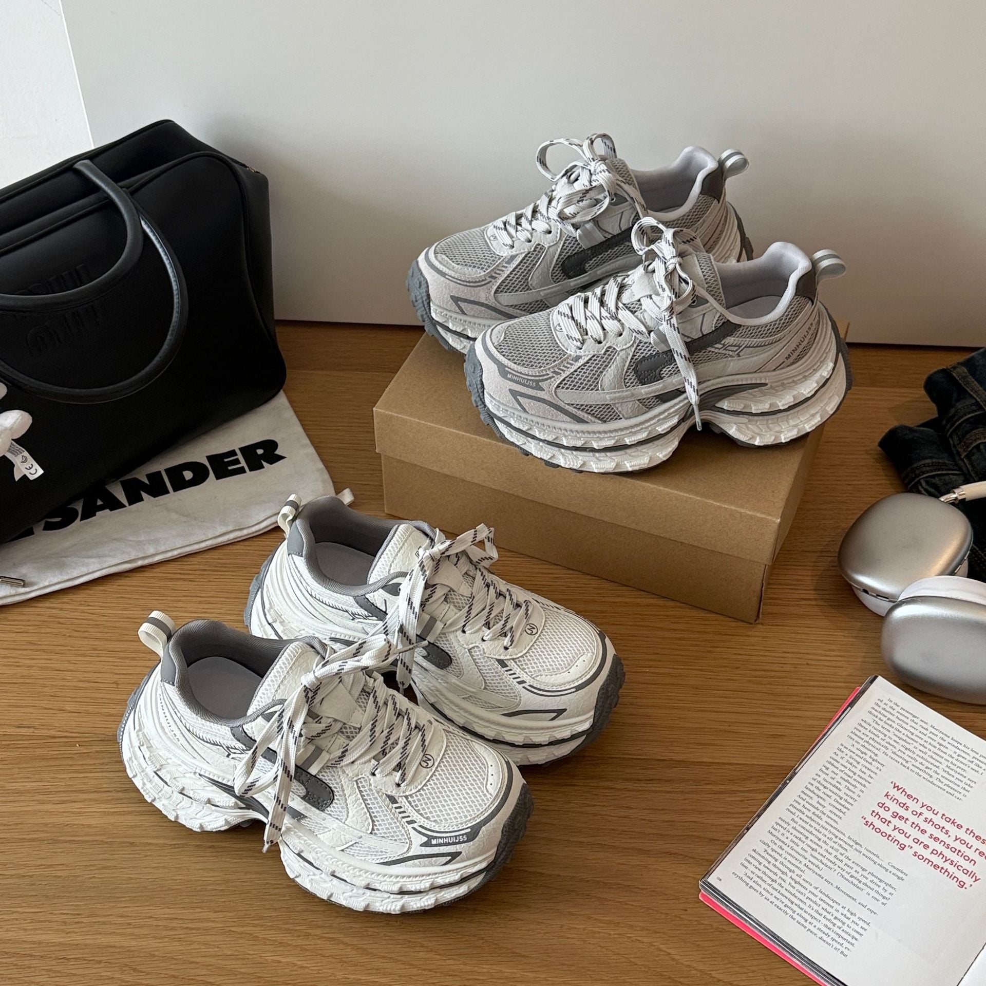 Damen Sportliche Sneaker mit dämpfender Sohle und atmungsaktivem Obermaterial
