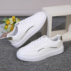 Damen Modische und elegante Sneaker mit metallic Akzenten R&B