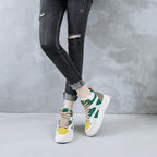 Damen modische High-Top Sneakers mit trendigen Farbakzenten R&B