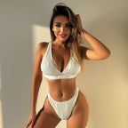 Damen Raffiniertes Triangel-Bikini-Set R&B