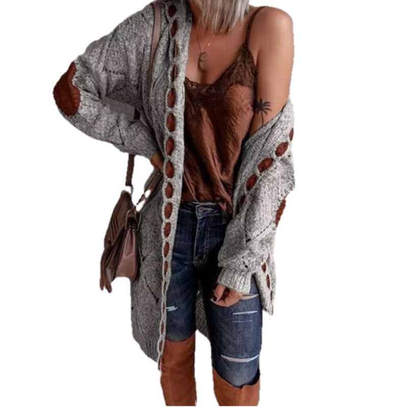 Damen Langstrickjacke R&B