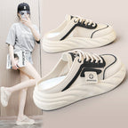 Damen Sneaker Mules mit atmungsaktiven Mesh-Obermaterial und bequemer Dämpfung R&B
