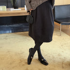 Damen Elegante Mokassins mit modischem Metallverschluss und hochwertiger Leder-Oberfläche R&B