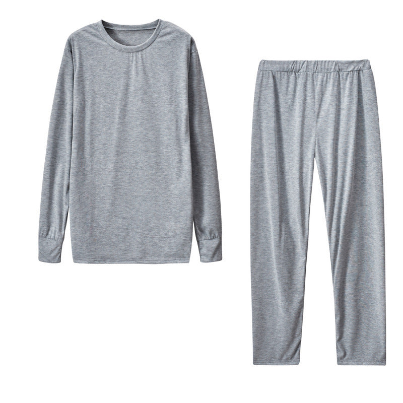 Damen Langarm Schlafanzug Set mit elastischen Hosen R&B