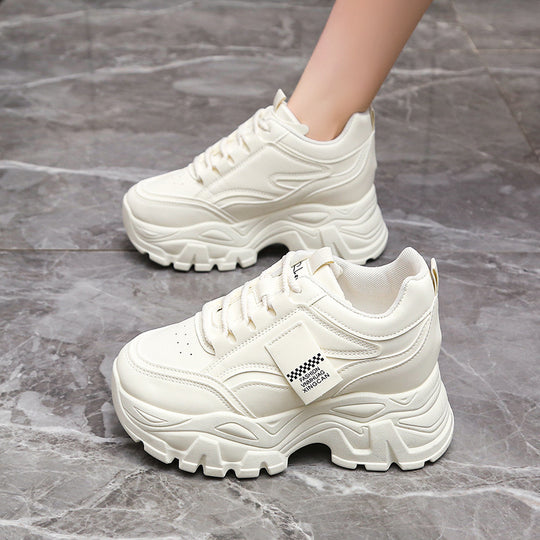 Damen Sportliche Chunky Sneakers mit gepolsterter Laufsohle und atmungsaktivem Obermaterial R&B