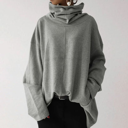 R&B | Trendiger einfarbiger Rollkragenpullover