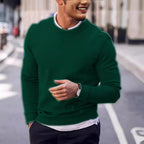 Herren Grobstrickpullover mit modernem Schnitt und kuscheligem Innenfutter R&B