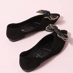 Damen Ballerinas mit elegantem Schleifen-Design R&B