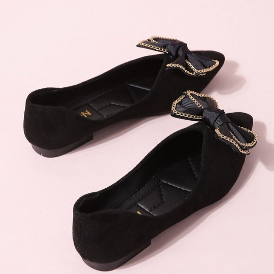 Damen Ballerinas mit elegantem Schleifen-Design R&B
