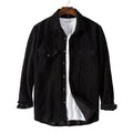 Herren Karierte Overshirt aus hochwertigem Baumwollmischung mit Brusttaschen
