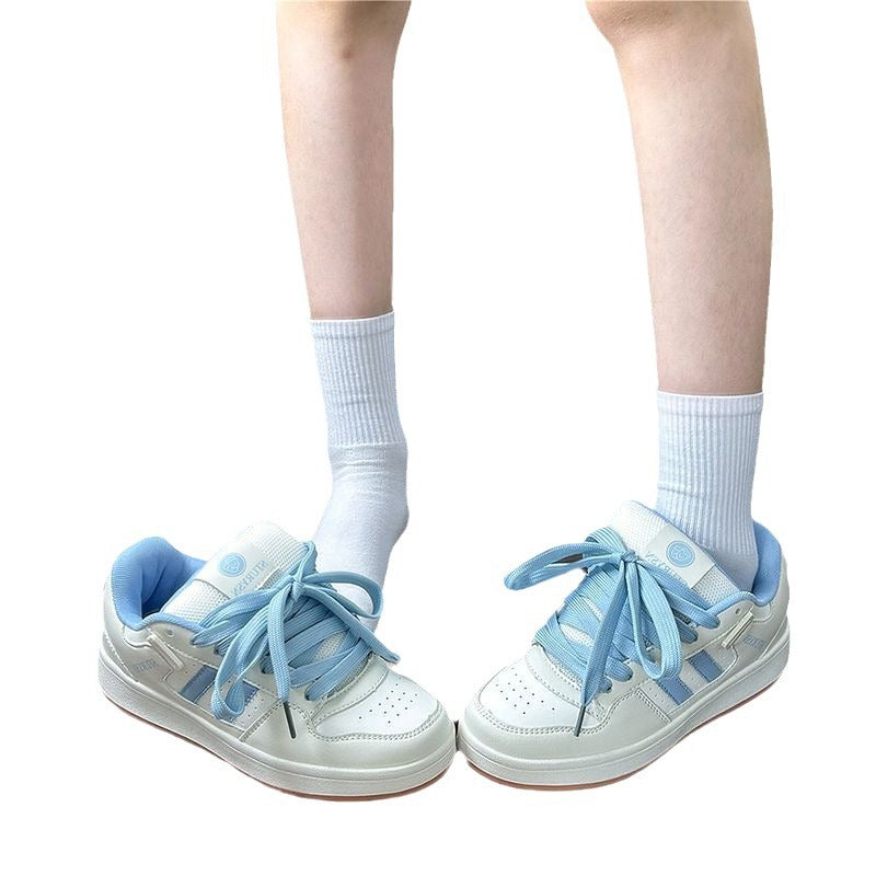 Damen Sportliche Sneakers im Retro-Look mit atmungsaktiver Oberflächenstruktur R&B