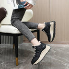 Damen gefütterte High-Top Sneakers mit rutschfester Sohle R&B