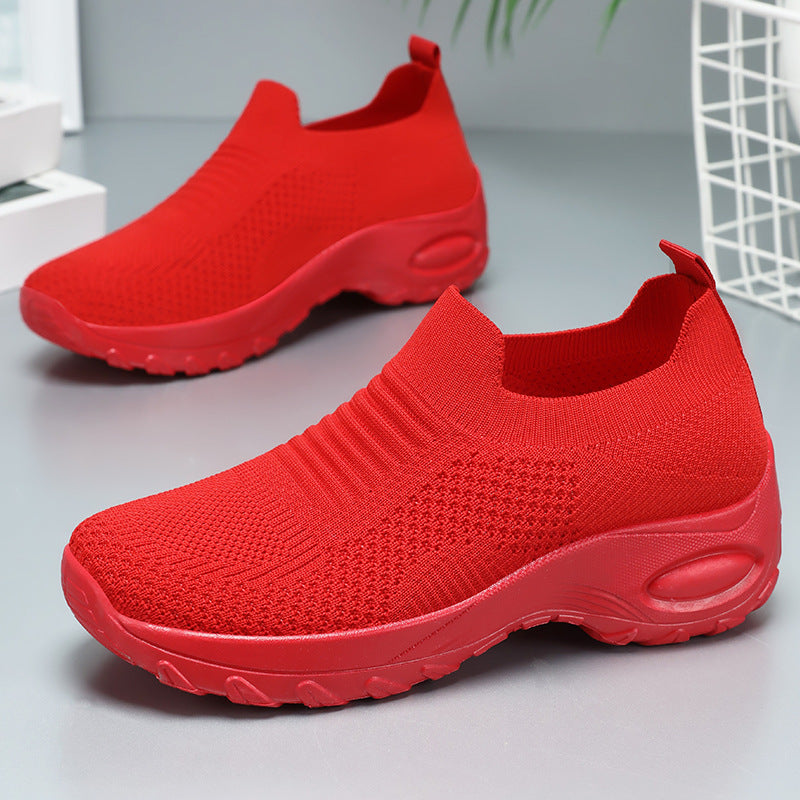 Damen Atmungsaktive Strick-Sneaker mit flexiblem Sohlenkomfort R&B