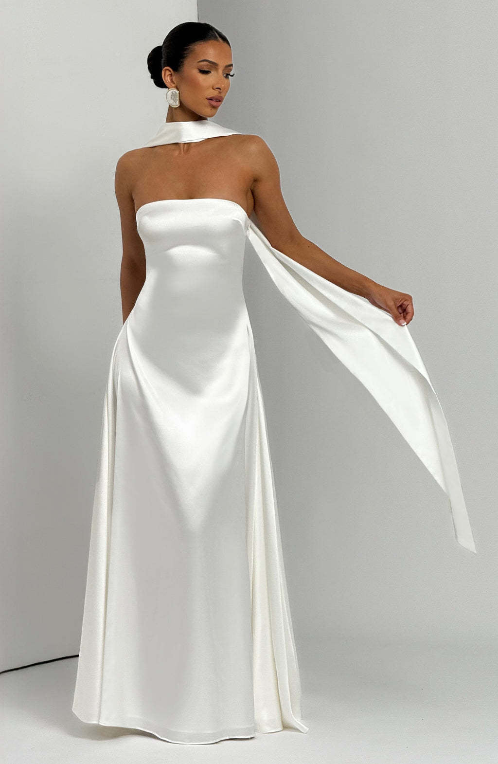 Damen Elegantes und schickes Langarm Abendkleid